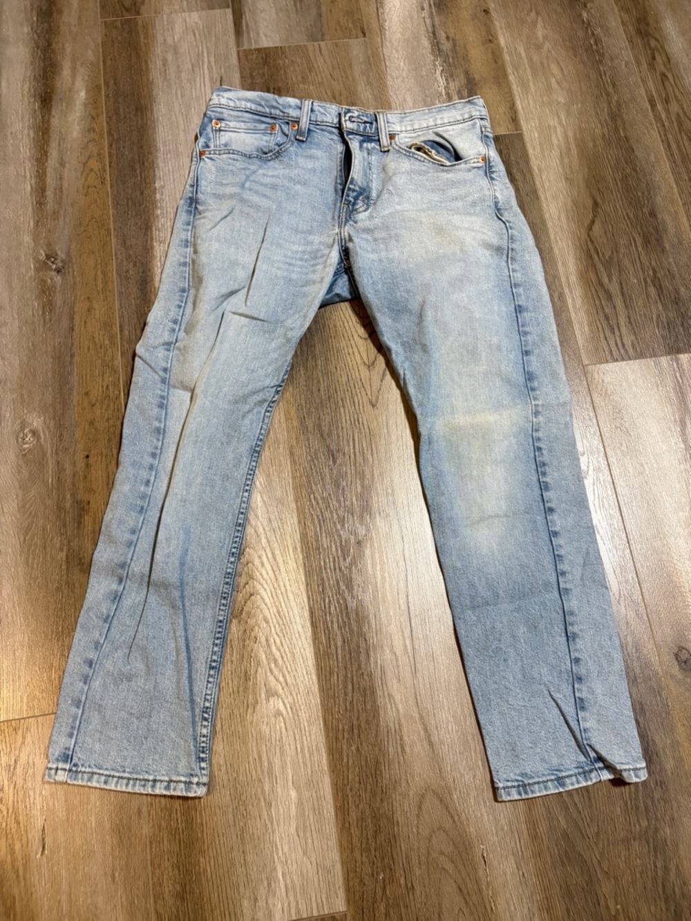 Levi's Light Blue Straight Jeans